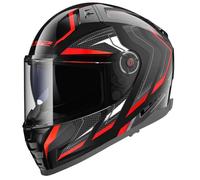 LS2 Casque moto FF811 Vector II Alizer Black / Metallic Red XXL
