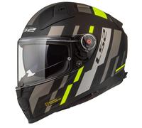LS2 Casque moto FF811 Vector II Tron Matt Black / H-V Yellow XS