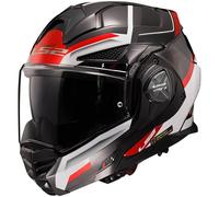 LS2 FF901 Advant X Spectrum Casque, noir-blanc-rouge, taille XS
