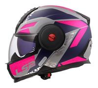 LS2 Casque moto FF902 Scope II Oxyd Matt Grey / Blue / Purple 3XL