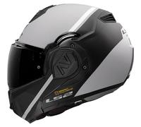 LS2, Casque Moto Modulable ADVANT Swipe Matt Grey Black, 3XL