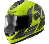 LS2 Casque moto FF908 Strobe II Code H-V Yellow / Grey 3XL