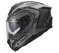 LS2, Casque Moto Intégral CHALLENGER II DRAVIX Grey, XL