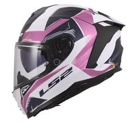 Ls2 Ff817 Challenger Ii Flaman Full Face Helmet Blanc,Rose 2XL
