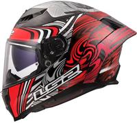 LS2, Casque Moto Intégral Dragon ENTHUM Red, 3XL