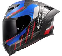 LS2, Casque Moto Intégral Dragon Trax Blue Red, XS