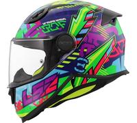 LS2 Helmets - Casque moto intégral enfant Kid SVENT - Gloss Blue Green - Taille M