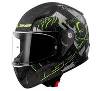 LS2 FF353 Rapid II Pirates, casque intégral XS Mat Noir/Gris/Jaune Néon Mat Noir/Gris/Jaune Néon