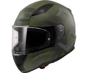 LS2, Casque Moto Intégral Rapid II Thunderbirds Military Green, M