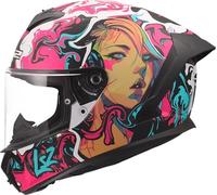 LS2 Helmets Casque intégral FF820 Rapid III Cyberg Multicolore XS