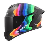 LS2, Casque Moto Intégral RAPID III FLOW Black Multi, L