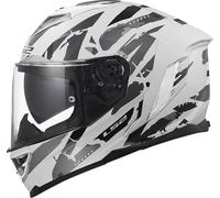 LS2 Helmets casque intégral FF818 Storm III Kaos Blanc/Gris/Noir S