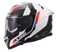 LS2 Helmets Casque intégral FF818 Storm III Sporty Blanc 2XL