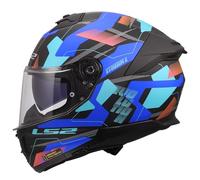 LS2, Casque Moto Intégral Stream II Mika Black Blue, L