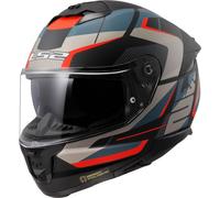 LS2, Casque Moto Intégral Stream II Road Matt Black Blue, M