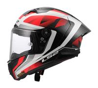 LS2, Casque Moto Intégral Thunder GP Aero Raute Gloss White Red, L