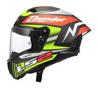 LS2 Casque moto intégral FF805 Thunder GP Aero Replica Gregg Noir Taille M