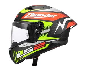 LS2, Casque Moto Intégral Thunder GP Aero Replica Black, XS