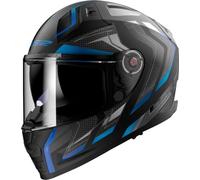 LS2, Casque Moto Intégral Vector II ALIZER Matt Black Blue, M