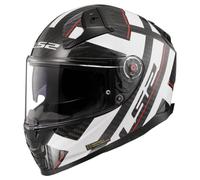 LS2, Casque Moto Intégral VECTOR II CARBON STRONG Gloss White, S