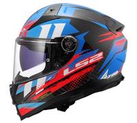 LS2, Casque Moto Intégral Vector II Carbon TANTIC Red Blue, 4XL