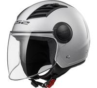 LS2, Casque Moto Jet AIRFLOW UNI Silver, XS