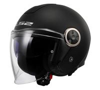 LS2, Casque Moto Jet Classy Solid Matt Black, XXL