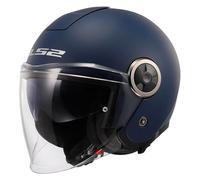 LS2 Helmets Casque moto jet Classy Solid Bleu marine Taille M