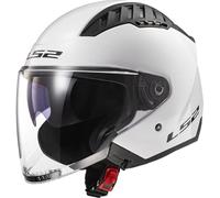 LS2 OF600 Copter II Casque jet, blanc, taille L pour homme