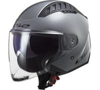 LS2 OF600 Copter II Casque jet, gris, taille XL pour homme