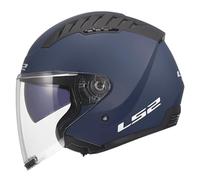 LS2, Casque Moto Jet COPTER II SOLID Navy Blue, XL