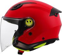 LS2 Helmets Casque moto jet enfant Funny II Rouge brillant Taille M