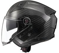 LS2, Casque Moto Jet Infinity II Carbon Gloss Carbon, XS