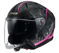 LS2, Casque Moto Jet Infinity II Lotus Matt Pink, XXL