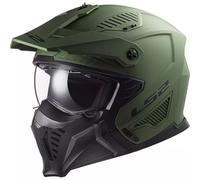 LS2 Helmets Casque convertible OF606 Drifter mat vert militaire M