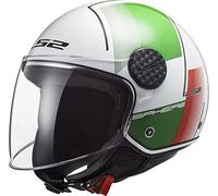 LS2, Casque Moto Jet SPHERE LUX FIRM Gloss White Green Red, S