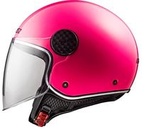 LS2, Casque Moto Jet Sphere LUX Fluo Pink, XS
