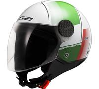 LS2, Casque Moto Jet Sphere LUX II Firm White Green Red, XS