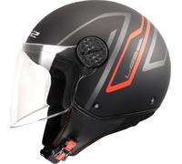 LS2, Casque Moto Jet SPHERE LUX II MINIM Black Red, XS