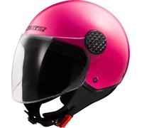 LS2, Casque Moto Jet Sphere LUX II Solid Fluo Pink, XL