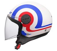 LS2, Casque Moto Jet Sphere LUX II URBY White Blue Red, L