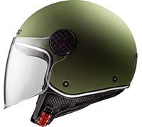 LS2, Casque Moto Jet Sphere LUX Military Green, XXL
