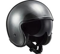 LS2 OF599 Spitfire Jeans Titanium Casque jet, argent, taille S