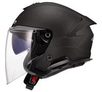 LS2, Casque Moto Jet Verso II Solid Matt Black, XXL