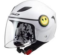 LS2, Casque Moto Kid FUNNY Blanc, M