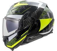 LS2 FF910 Advant II Astral, casque modulaire 3XL Noir/Jaune Néon Noir/Jaune Néon