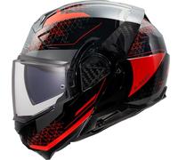 Casque Modulaire Réversible LS2 FF910 ADVANT II Astral Rouge Brillant