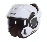 LS2 Helmets Casque moto modulable ADVANT Solid Blanc Homme Taille L