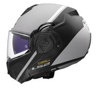 LS2, Casque Moto Modulable ADVANT Swipe Matt Grey Black, XL