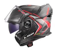 LS2 FF901 Advant X Carbon Future II, casque modulaire XL Noir/Gris/Rouge Noir/Gris/Rouge